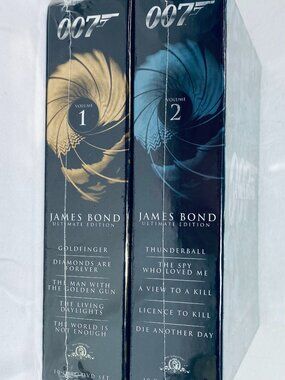 NEW James Bond 007 Ultimate Editions Vol 1 & 2 - Sealed DVDs